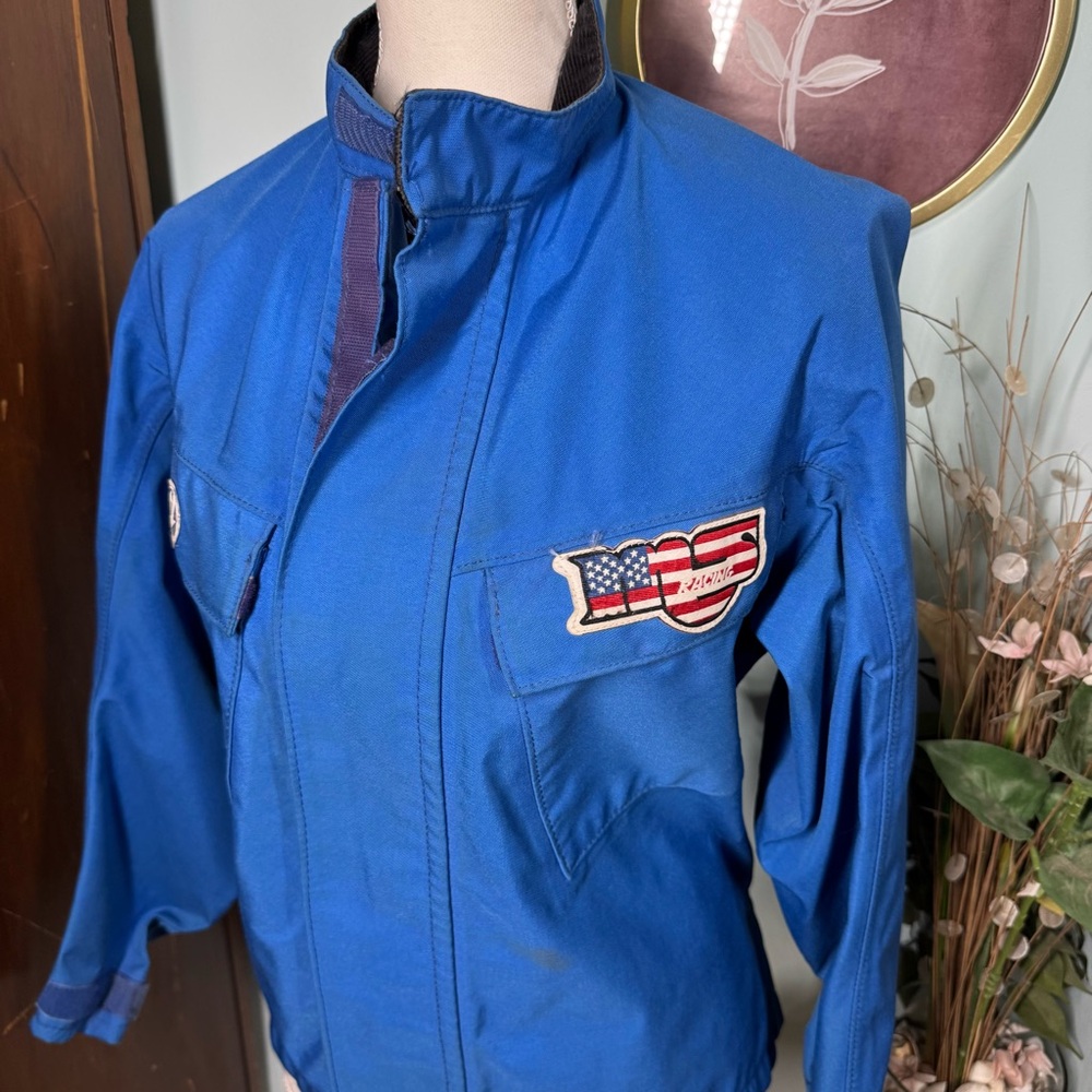 Vintage Malcom Smith Blue Racing Jacket Small - Picture 2 of 6
